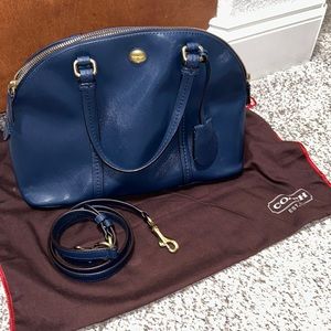 Excellent condition Coach Satchel Bag w/removable strap and dust bag